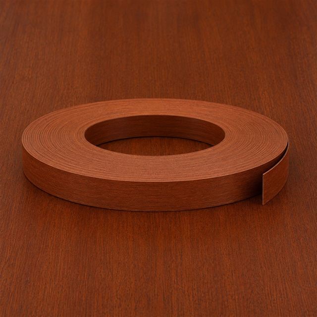 Canto de chapa de madera caoba